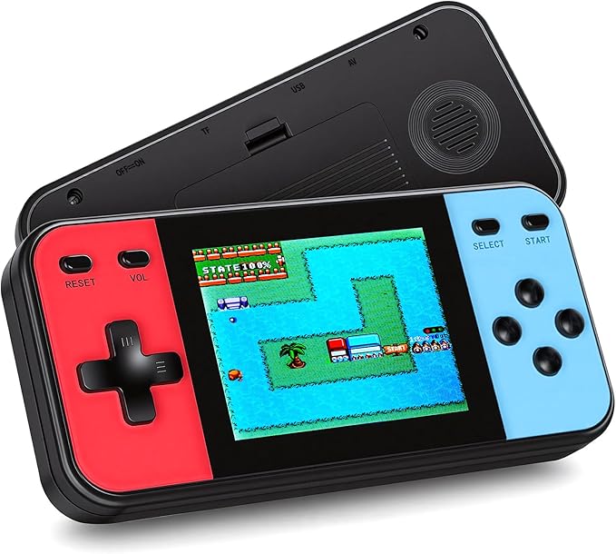 Retro Handheld Game Console, 240 Classic Retro Video Games Preloaded for Kids, Portable Gaming Player with Rechargeable Battery, 3.0" LCD Screen, Pocket Player Travel Games Arcade