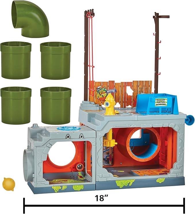 Teenage Mutant Ninja Turtles Classic Sewer Playset by Playmates Toys – Amazon Exclusive