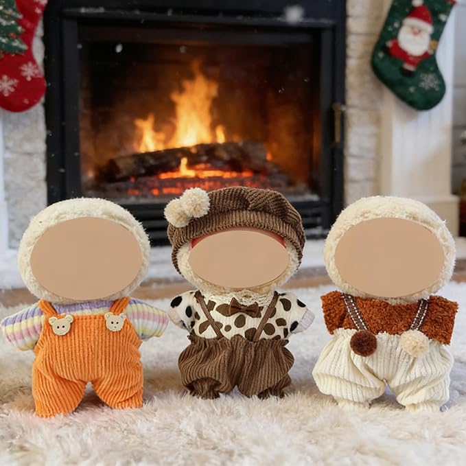 Clothes for Doll, 8 Pack Doll Outfits for 17cm Doll, Perfect for Play and Display, Accessories for Doll's Collectors, (No Dolls) (Set 9)