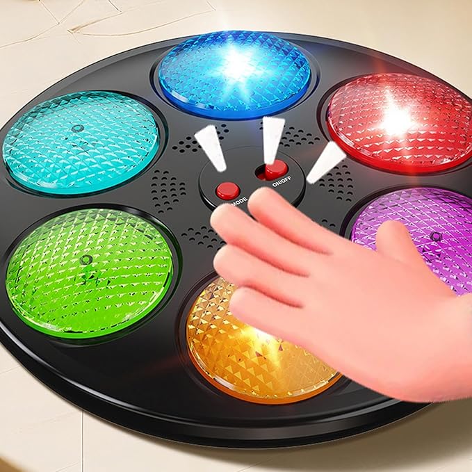 Electronic Memory Game, 3-Mode Handheld Toy, 12x8cm Lights and Sounds Game, Material Included, Electronic Games with Interactive Buttons, Kids Ages 3+ Travel Classroom Party Road Trip