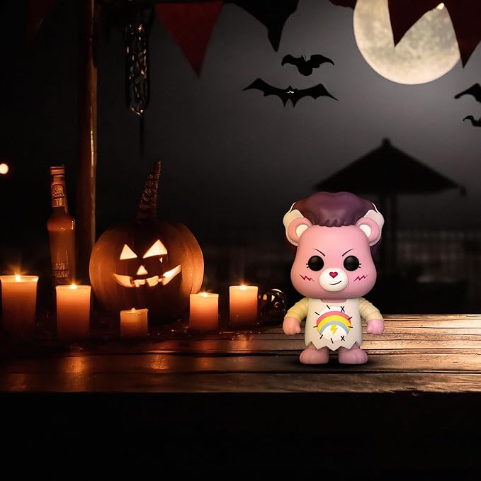 Funko POP Movies: Universal Monsters x Care Bears - Cheer Bear Bride of Frankenstein - Collectable Vinyl Figure - Gift Idea - Official Merchandise - for Kids & Adults - Horror Fans