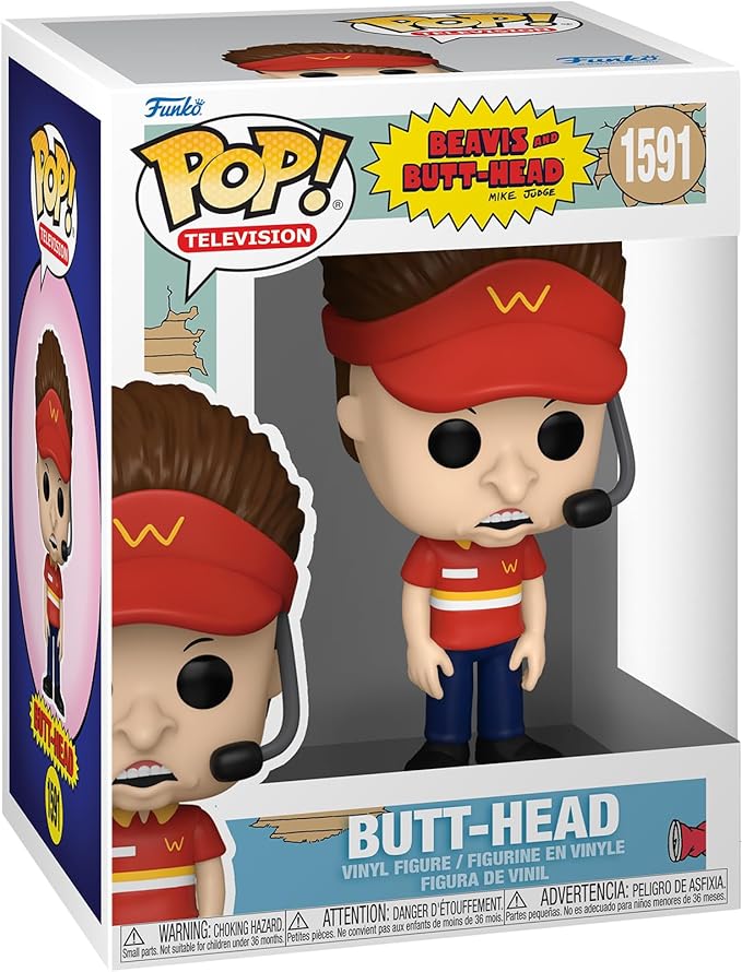 Funko POP TV: Beavis & Butt-Head – Butt-Head - Beavis and Butthead - Collectable Vinyl Figure - Gift Idea - Official Merchandise - for Kids & Adults - TV Fans - Model Figure for Collectors