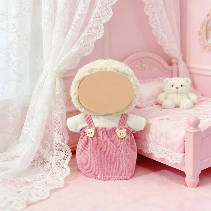 Clothes for Doll, 6 Pack Doll Outfits for 17cm Doll, Perfect for Play and Display, Accessories for Doll's Collectors, (No Dolls) (Set 8)