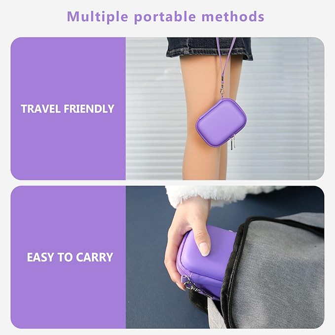 Carrying Case for Bitzee Disney/Magicals/Wizarding World Harry Potter Interactive Characters Inside Interactive Toy Digital Pet, Disney Toys & Digital Pet Kids Toys for Girls & Boys, Purple