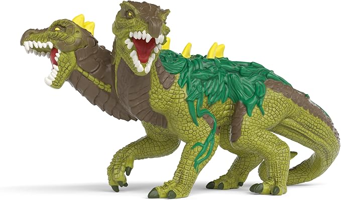 Schleich Eldrador Creatures - 2PC Lava vs Jungle World Playset with Fire Dinosaur and Jungle Lizard - Fun Durable Monster Toys for Boys and Girls - Beast Fantasy Toys for Kids Ages 7+ | 70834
