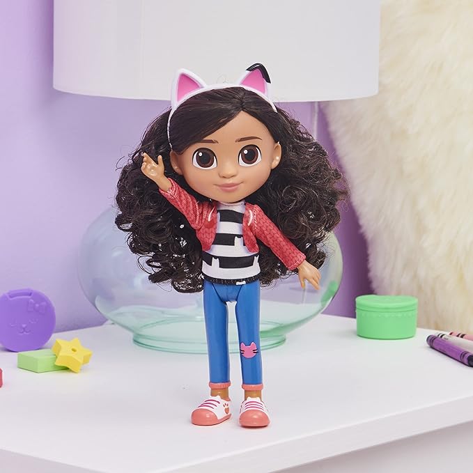 Gabby’s Dollhouse, 8-inch Gabby Girl Doll, Kids Toys for Ages 3 and up