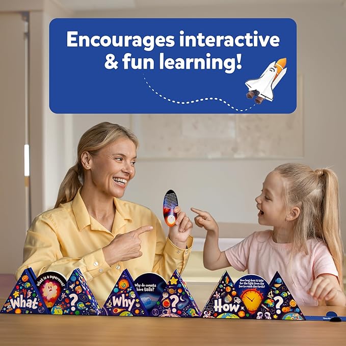 Skillmatics Flash Cards - Science Snippets Space, STEM Learning Educational Toys & Learning Aids for Kids, Gifts for Boys & Girls Ages 7, 8, 9 & Up, Homeschool, Classroom & Travel Activity