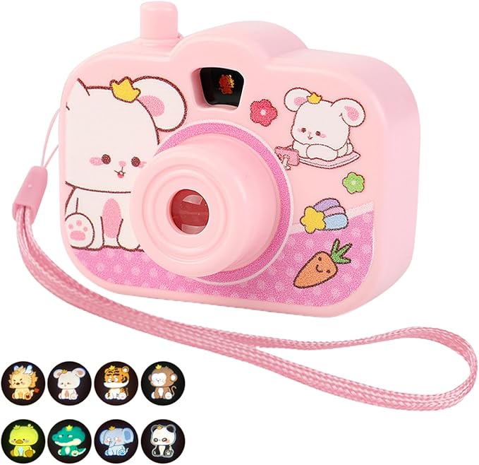 Camera Mini Projector With Animal - Indoor Kids Projector Camera | Educational Learning Projectorr Toys, Animal Image Projectors, Portable Night Light Projectors For Boys And Girls