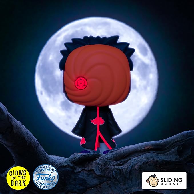 Funko Pop Animation: Naruto Shippuden Tobi & Madara Uchiha, Multicolor Collectible Vinyl (Special Edition Glow)