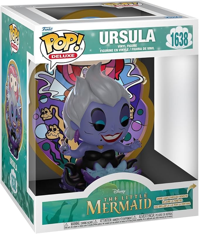 Funko Pop! Deluxe: Little Mermaid - Ursula - Stained Glass - Collectable Vinyl Figure - Gift Idea - Official Merchandise - Toys for Kids & Adults - Disney Fans - Figure for Collectors and Display