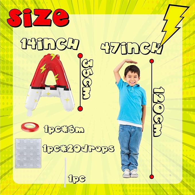 Red White Cartoon Theme Foil Balloons Cartoon Balloons Birthday Party Balloons Decorations Supplies for Kids' Birthday Anniversary Party (Happy Birthday)