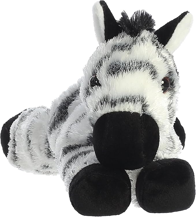 Aurora® Adorable Mini Flopsie™ Zany™ Stuffed Animal - Mini Companions Ready for Playful Adventures - for Kids All Ages, Toddlers, Adults, and Families - White 8 Inches