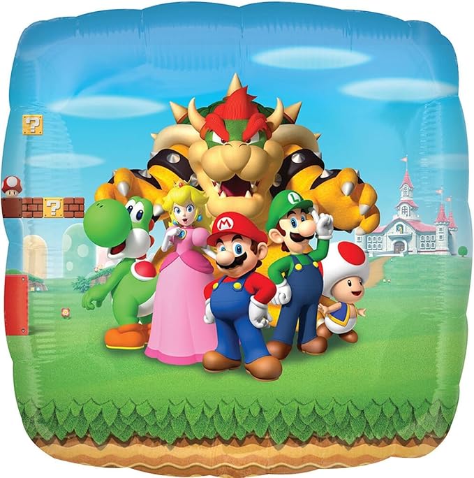 Anagram Mario Bros Party Supplies 5th Birthday Balloon Decorations