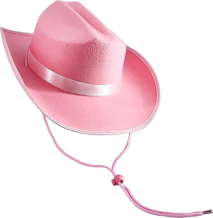 The Dreidel Company Cowboy Felt Western Hat, 22" Circumference Dress Up Costume Clothes for Kids, Pretend Play, Party Favors