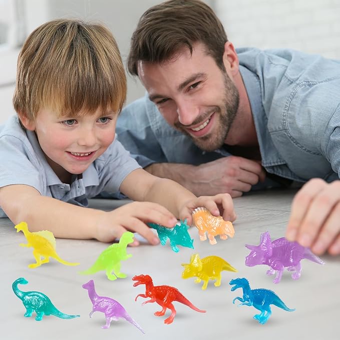 Dinosaur Party Favors, Dinosaur Birthday Party Supplies, Dinosaur Goodie Bags for Kids Birthday, Dino Gifts Bags Fillers Stuffers, Dinosaur Themed Party Toys
