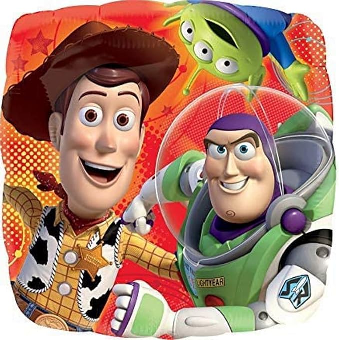 Anagram Woody and Buzz Lightyear's 2nd Birthday Party Supplies Balloon Bouquet Decorations
