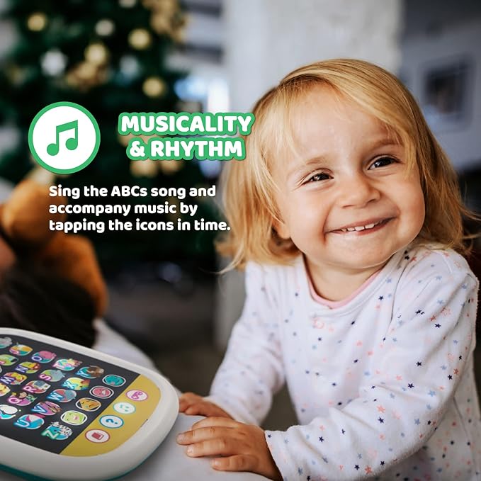 BEST LEARNING Touch & Learn Tablet – Educational Toy for Toddlers Ages 2-5 | Learn Alphabet, Words, Shapes, Music & Quiz Games | Interactive Talking Toy for Kids | Perfect Christmas & Birthday Gift