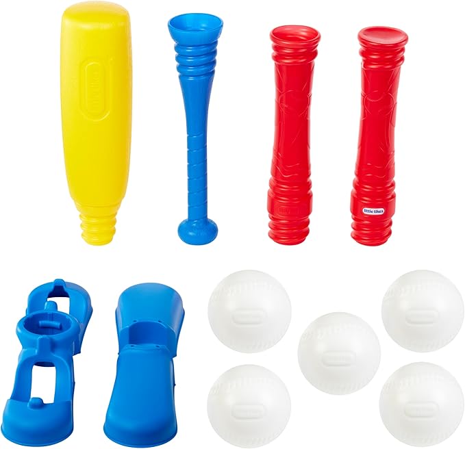 Little Tikes T-Ball Set, Red, 5 Balls, for Toddlers Ages 18+ Months – Amazon Exclusive