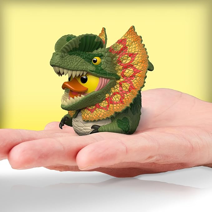 TUBBZ Mini: Jurassic World Rebirth - Dilophosaurus Cosplaying Rubber Duck Vinyl Figure
