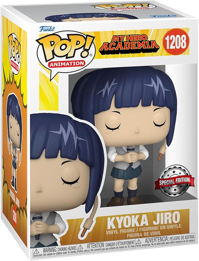 Funko Pop! & Tee: MHA – Jirou with Mic – Large – (L) – My Hero Academia – T-Shirt, T-Shirt Clothes Short Sleeve with Vinyl Figure Collectible – Gift Idea Toys for Adults Men