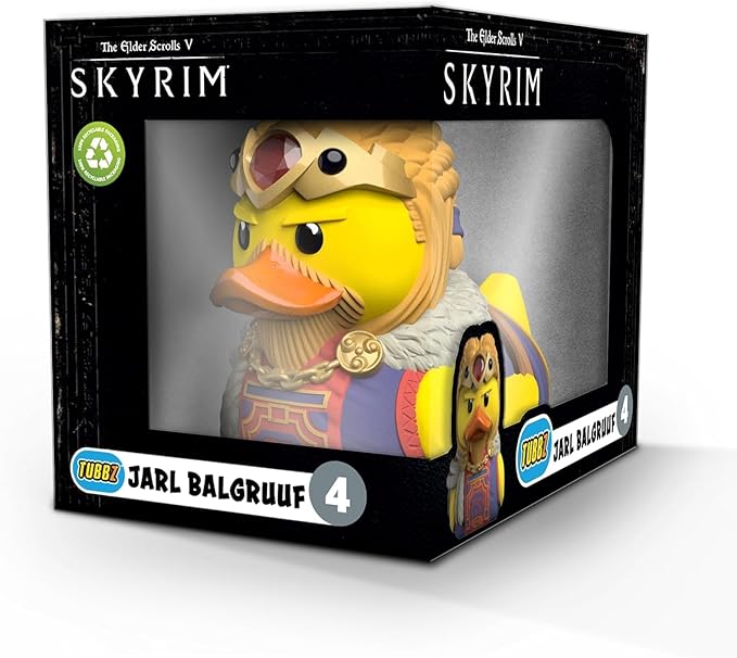 TUBBZ Boxed Edition: The Elder Scrolls Skyrim - Jarl Balgruuf Cosplaying Rubber Duck Vinyl Figure