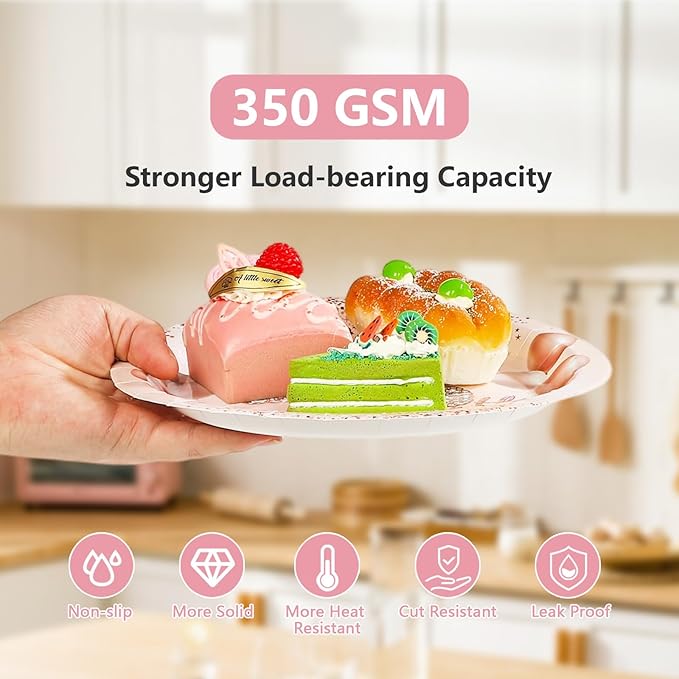96Pcs 45th Birthday Party Decorations for Women Rose Gold 45th Birthday Paper Plates and Napkins Sets Pink Gold 45 Theme Decorations for Women Cheers to 45 Years Old Fabulous Party Supplies Serves 24