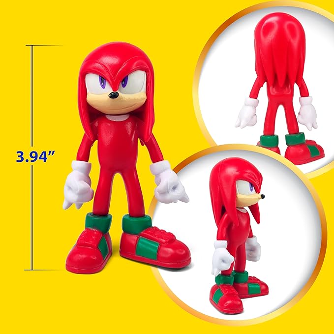 Toysvill Sonic The Hedgehog Big Action Figures (Set of 6 pcs), Collection Toys, Birthday Cake Decoration Party Supplies Cake Topper