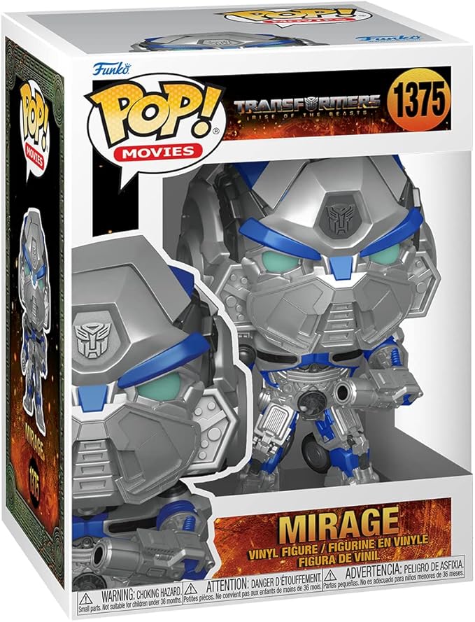 Funko POP! Movies: Transformers: Rise of The Beasts - Mirage - Collectable Vinyl Figure - Gift Idea - Official Merchandise - for Kids & Adults - Movies Fans - Model Figure for Collectors and Display