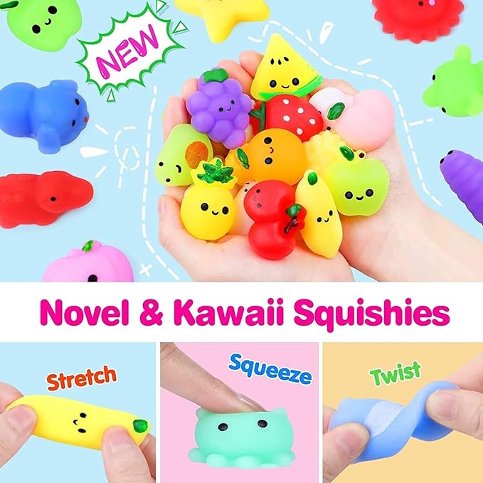 118 Pcs Party Favors for Kids 4-8, Pop Fidget Toys, Goodie Bag Stuffers, Treasure Box Toys for Classroom, Carnival Prizes, Pinata Stuffers, Goodie Bags Filler, Prize Box toys for Kids Classroom