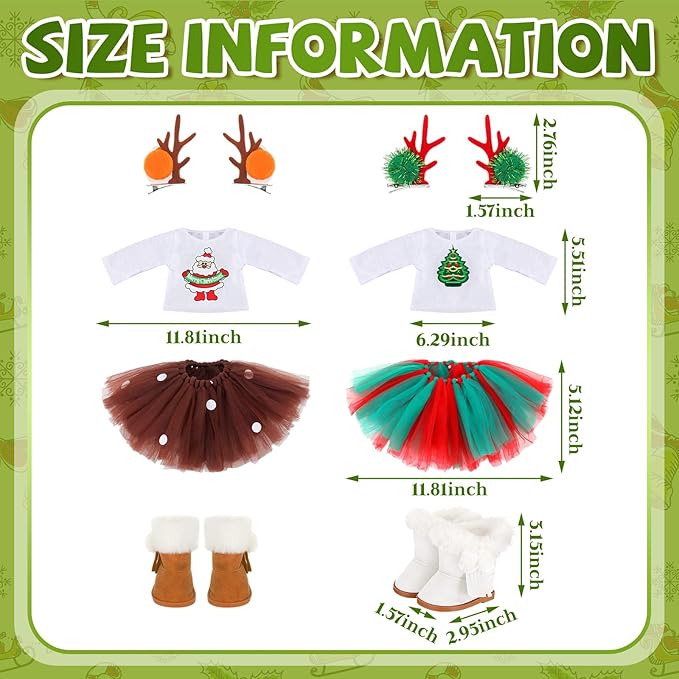 Kajaia 8 Pcs Doll Clothes 18 Inch Doll Clothes and Accessories Dress Flip Flops Hat Outfit Swimsuit Accessories for 18 Inch(Stylish)