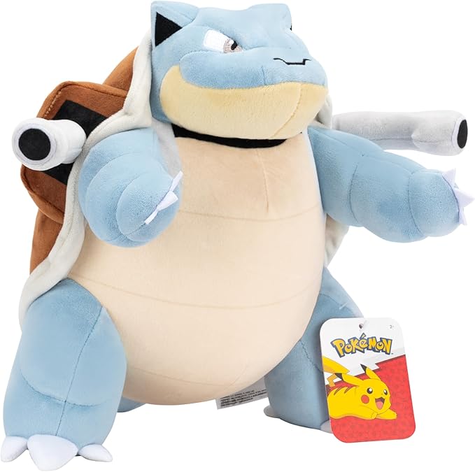 Pokemon Blastoise Plush - 12-Inch Soft Plush with Authentic Details