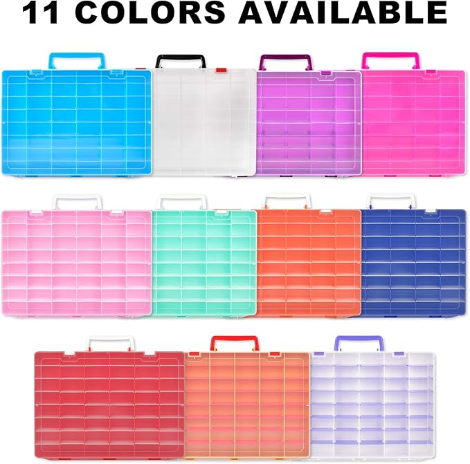Case Compatible with 5 Surprise for Mini Brands Toys Series 1-4 Mystery Capsule Storage, for Mini Mart Collection Organizer for Collectibles(Case Only) (Orange)