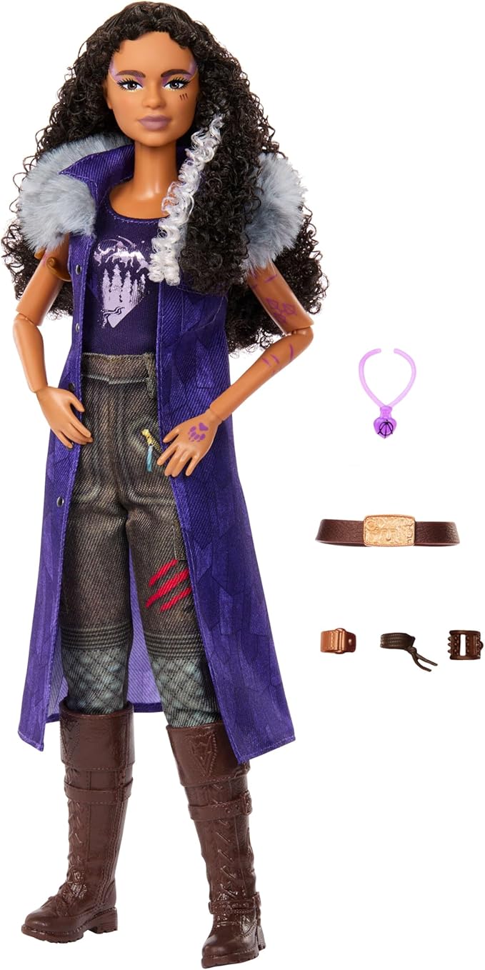 Mattel Disney Zombies 4: Dawn of The Vampires Willa Lykensen Fashion Doll with Removable Outfit & 7 Accessories, Inspired by The Movie