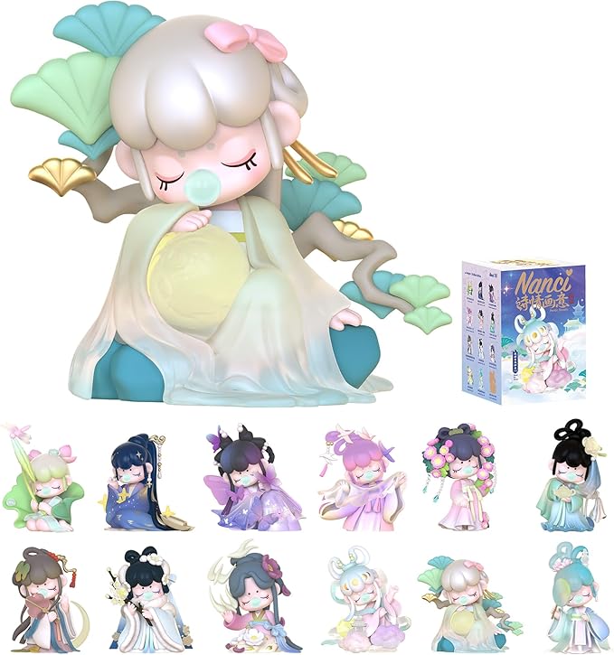 ROBOTIME Nanci Blind Box 1PC Surprise Action Figure Collectible Kawaii Figures Random Art Toys Hot Cute Figure Dolls Creative Gifts (Poetic Charm)