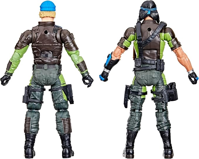 G.I. Joe Classified Series #128, Mad Marauders Low-Light, Spirit Iron-Knife & Niyol, 2 Collectible 6 Inch Action Figures with 28 Accessories