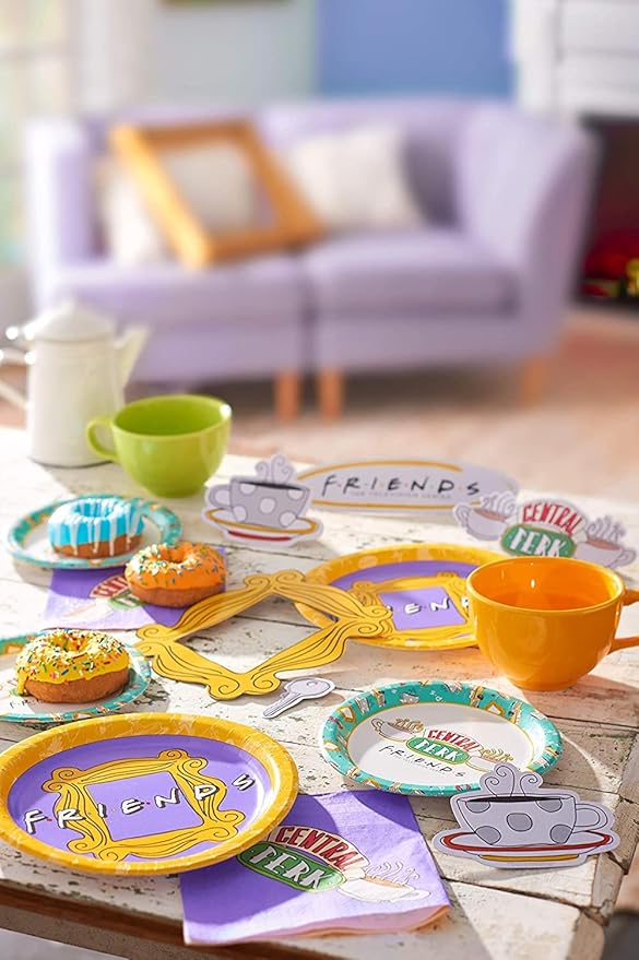 American Greetings Friends Party Supplies, Dessert Plates (36-Count)
