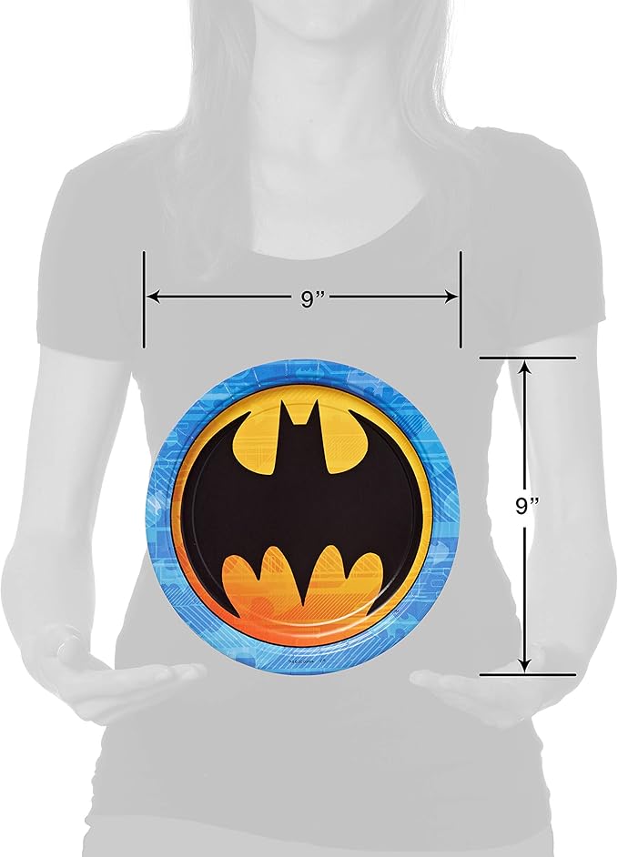 American Greetings Batman Party Supplies, Paper Dinner Plates (40-Count)