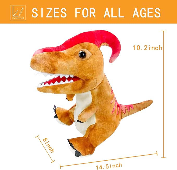 Puppet Hand Puppets Puppets for Kids, Dinosaur Hand Puppets Dinosaur Toys Plush Puppet Stuffed Hand Puppet Dinosaur T oy,Puppet Story Toys Dinosaur Puppets Dinosaur Toys for Kids (Dinosaur 8)