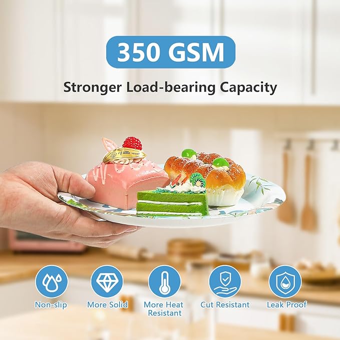 96Pcs Fishing 3rd Birthday Party Decorations Gone Fishing Three Paper Plates and Napkins Ofishally Three Disposable Tableware Set for Fisherman Baby Shower 3rd Birthday Party Supplies, Serves 24