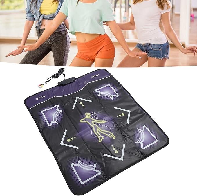 JEOZBM Dance Mat, Non Slip Dance Pad, Double Dance Mat for Kids Adults Girls Boys