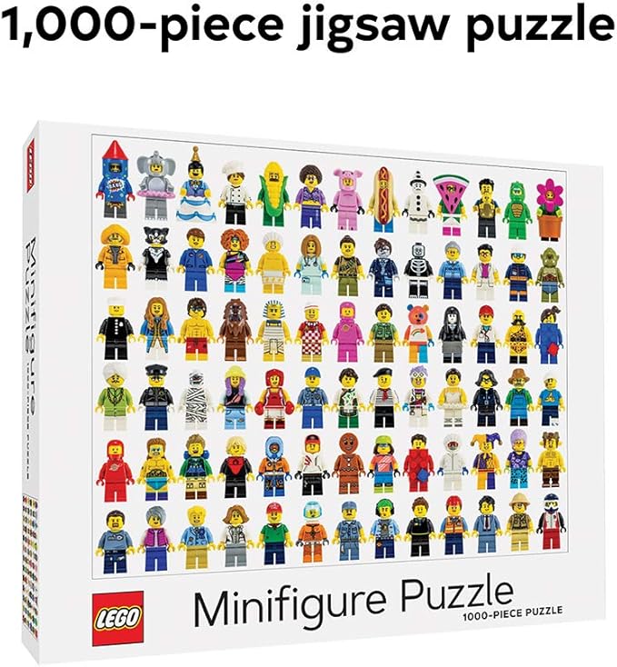 LEGO Minifigure 1000-Piece Jigsaw Puzzle