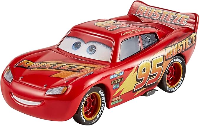 Mattel Disney and Pixar Cars Toys, Radiator Springs 3-Pack of Die-cast Toy Cars & Trucks with Lightning McQueen, Mater & Sheriff