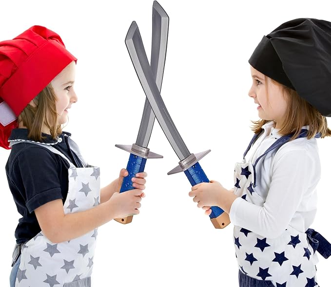 15PCS Ninja Warrior Toy Weapons Role Play Set for Children Pretend Play Battles Dress up Party Photo Booth Props