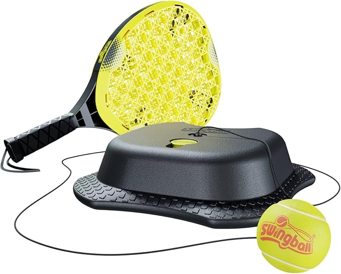 Swingball All Surface Tetherball Tennis Set – Portable Outdoor Game for Kids & Adults – Includes Paddles & Ball – Backyard, Lawn, or Park Active Play – Family Fun, Easy Setup & Storage