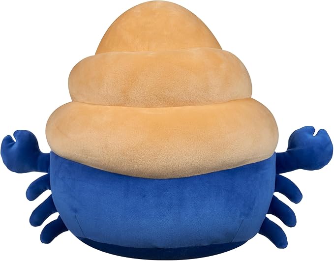 Squishmallows Original 12-Inch Lenore Navy and Tan Hermit Crab - Official Jazwares Plush (Medium-Sized)