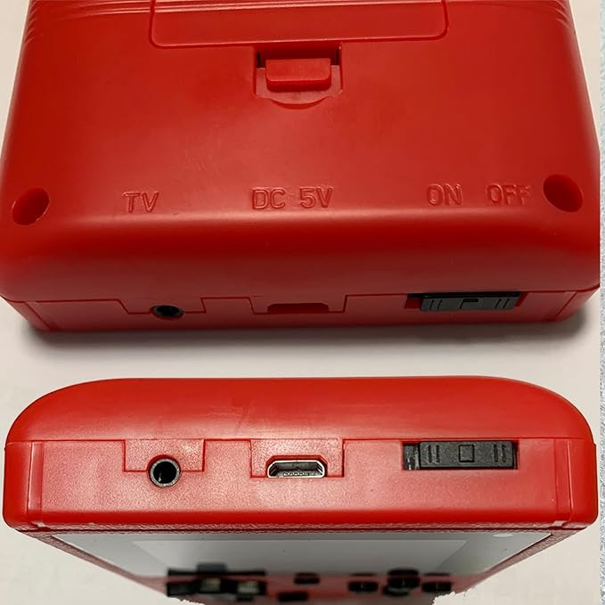 Portable Mini Retro Gaming Console, Red, 3.0 Inch HD Screen, 400-in-1 Games, TV Output Support, Two Player Mode, with Game Controller