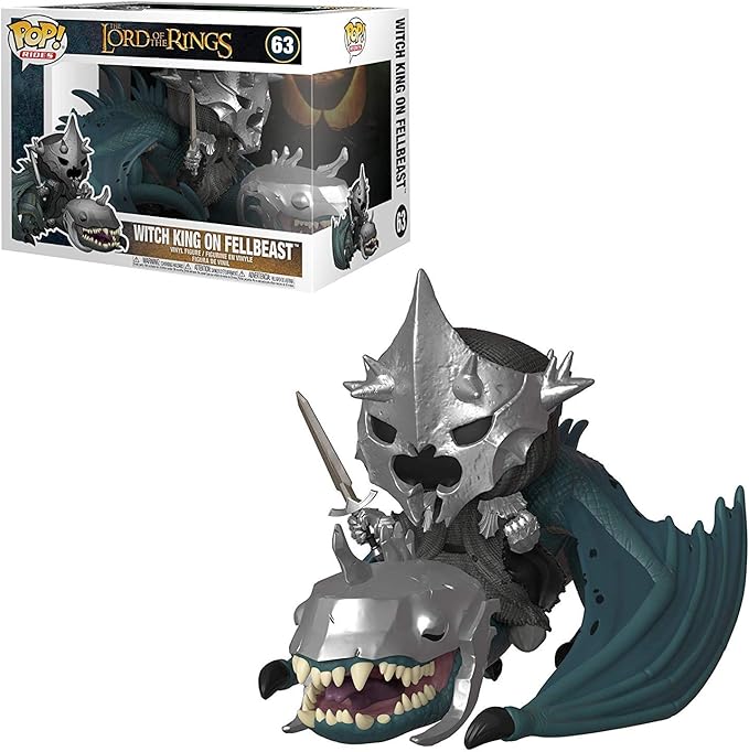 Funko Pop! Rides: Lord of The Rings - Witch King with Fellbeast, Multicolor