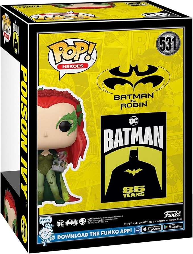Funko POP Movies: Batman & Robin - Poison Ivy - Batman - Collectable Vinyl Figure - Gift Idea - Official Merchandise - for Kids & Adults - Movies Fans - Model Figure for Collectors and Display