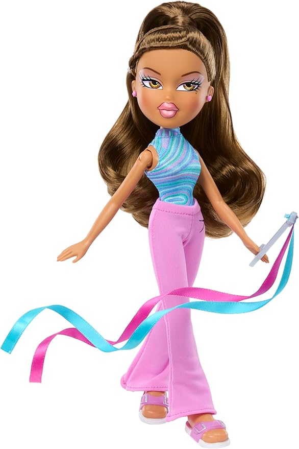Bratz Play Sportz Yasmin Fashion Doll with Accessories, Gymnastics