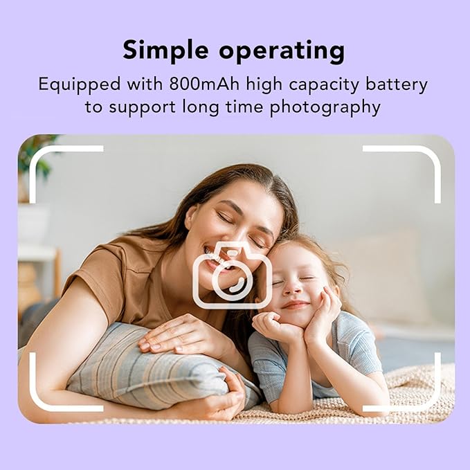 Asixxsix Digital Camera for Kids, 48M 1080P HD Digital Video Camera with Flash and 800mAh Li Battery, Rainproof USB Children Camera for Toddler Teens Students Boys and Girls (Yellow)